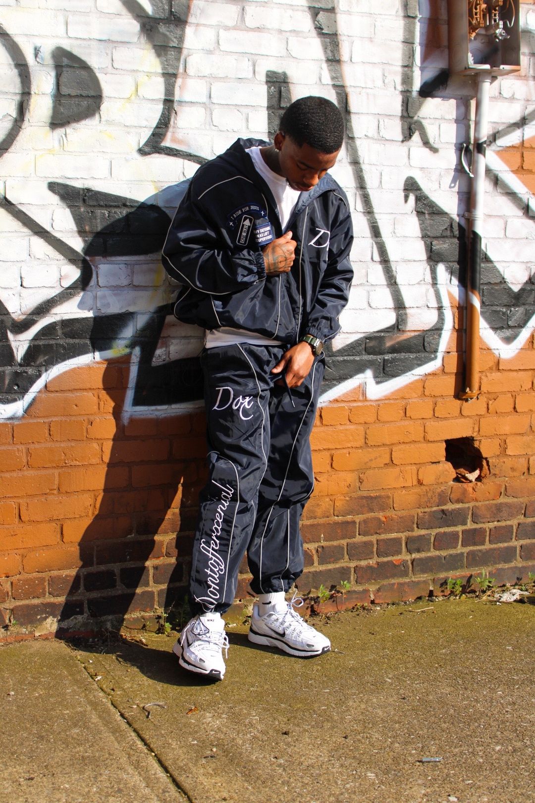 “I Ride For Jesus”- Navy Jumpsuit